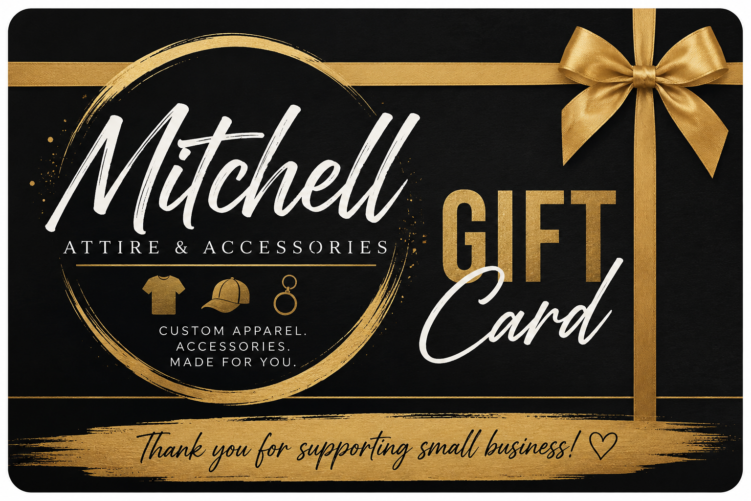 Mitchell Attire & Accessories Gift Card